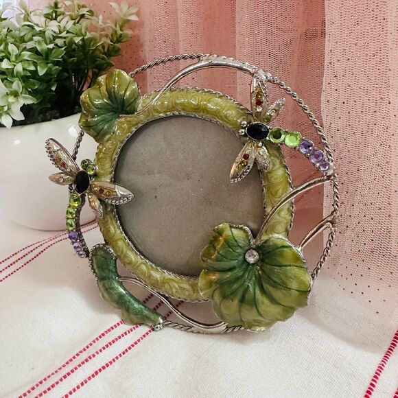 Dragon Fly Genuine Crystal Picture Frame - Picture 6 of 6